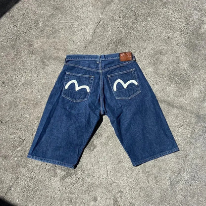 Cartoon Vibe Y2K Denim Shorts